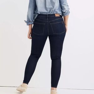 Madewell Taller 9" High-Rise Skinny Jeans in Larkspur Wash: TENCEL Denim Edition